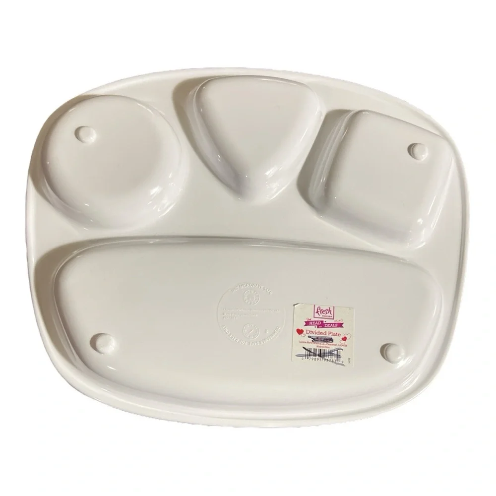 Divided plate from Fresh Decor Valentines NWT - Picture 2 of 7